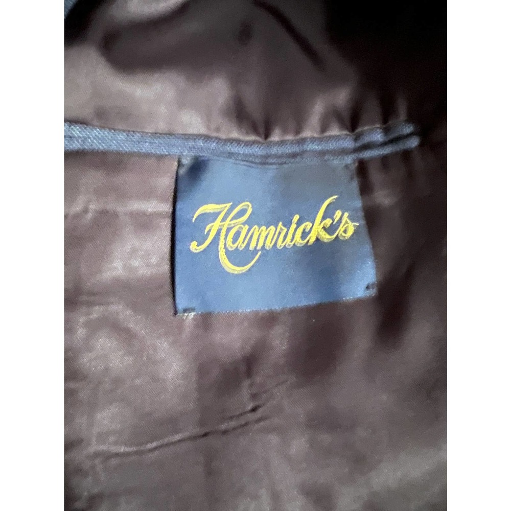 Hamrick's Men's Vintage Navy Blue Two Button Front Blazar/Jacket Size 42L - Picture 4 of 5